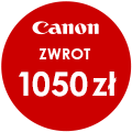 Rejestrując swój zakup na stronie Canon otrzymasz nawet do 1500 zł cashbacku!