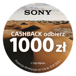 Zarejestruj swój zakup i zgarnij nawet do 2000 zł zwrotu w promocji Sony Cashback!