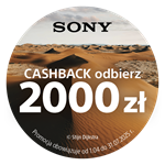 Zarejestruj swój zakup i zgarnij nawet do 2000 zł zwrotu w promocji Sony Cashback!